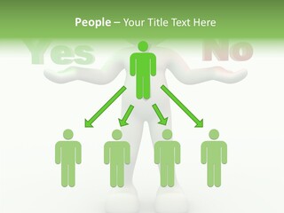 Tie Right Character PowerPoint Template