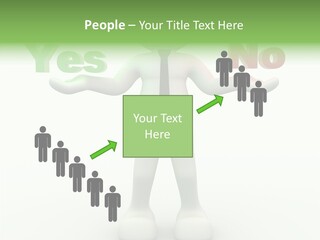 Tie Right Character PowerPoint Template