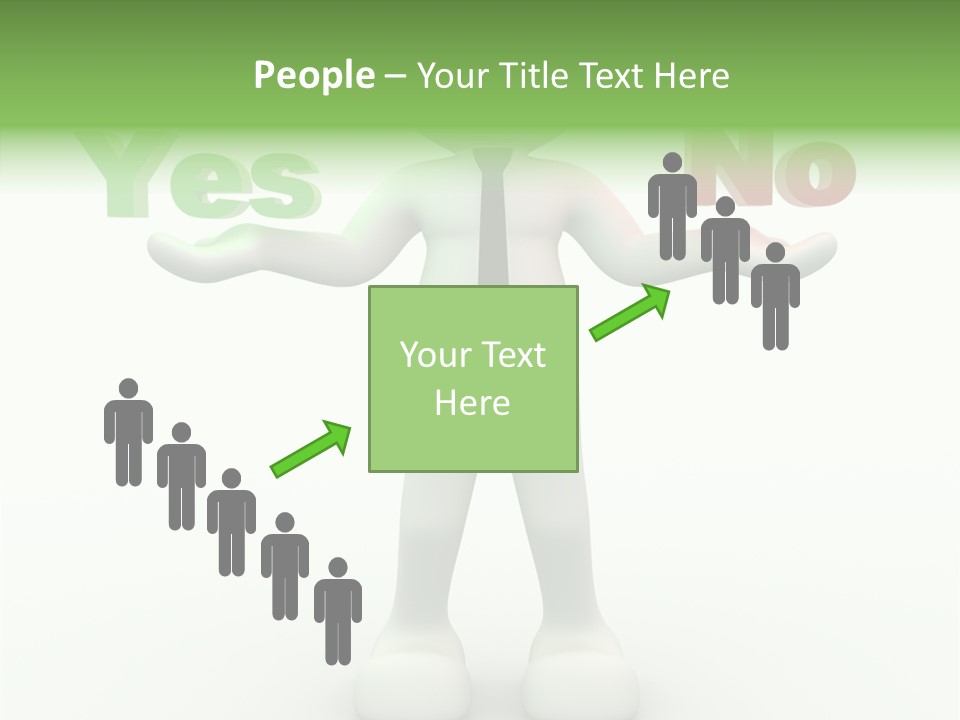 Tie Right Character PowerPoint Template
