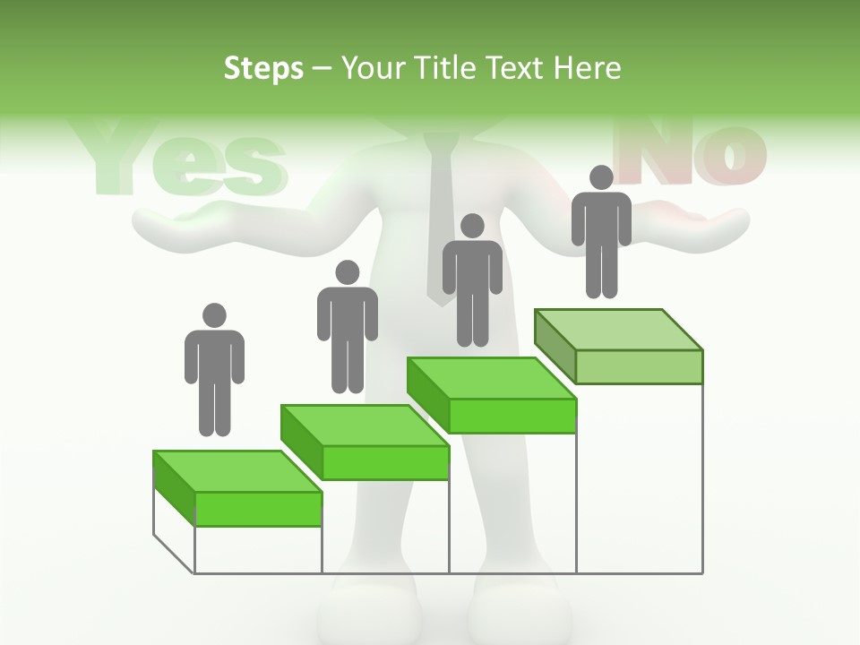Tie Right Character PowerPoint Template