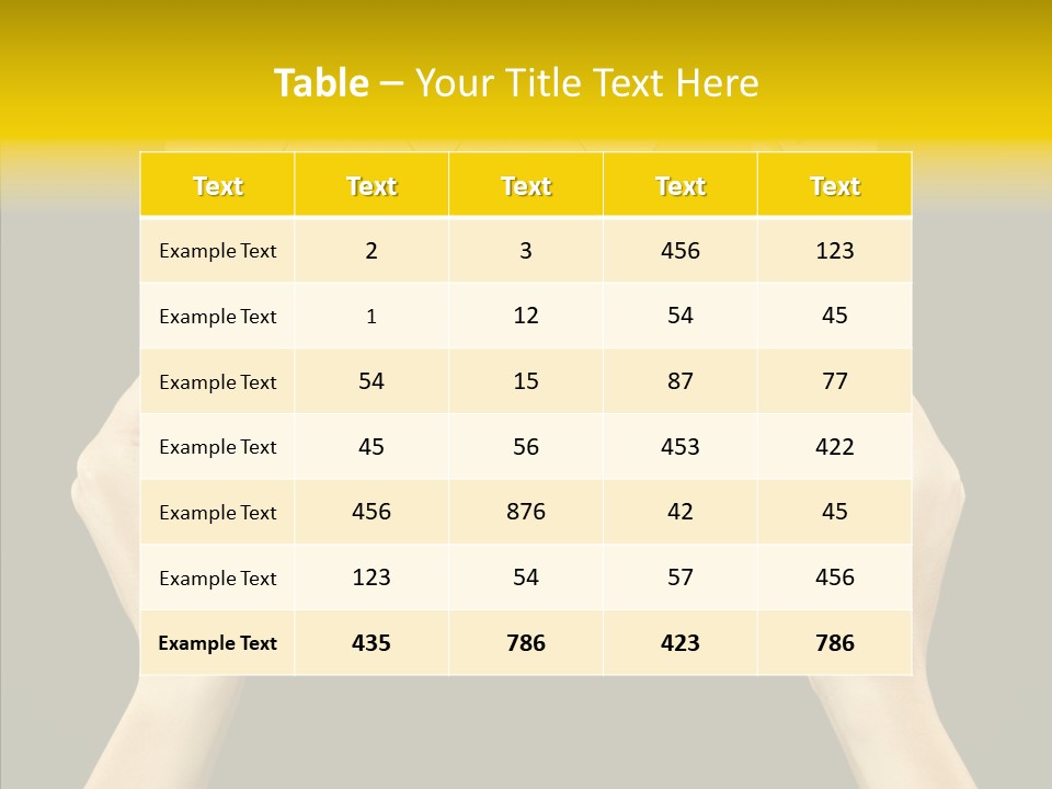 Showing Lamp Page PowerPoint Template