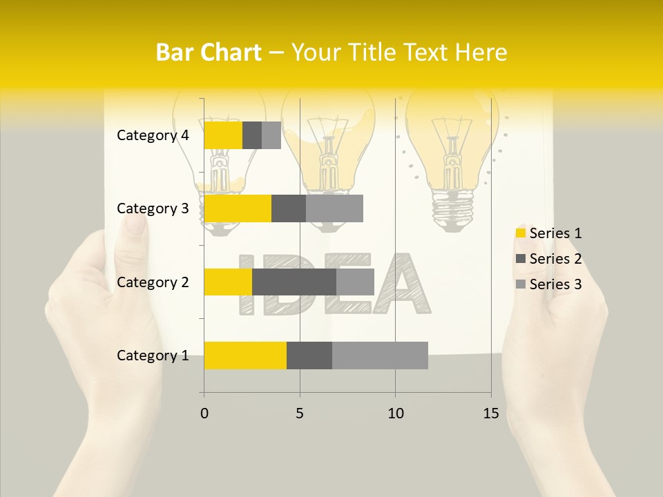 Showing Lamp Page PowerPoint Template