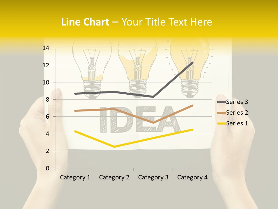 Showing Lamp Page PowerPoint Template