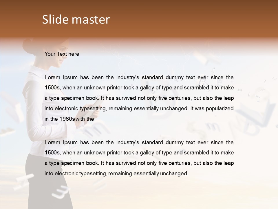 Women Pressing Businessman PowerPoint Template