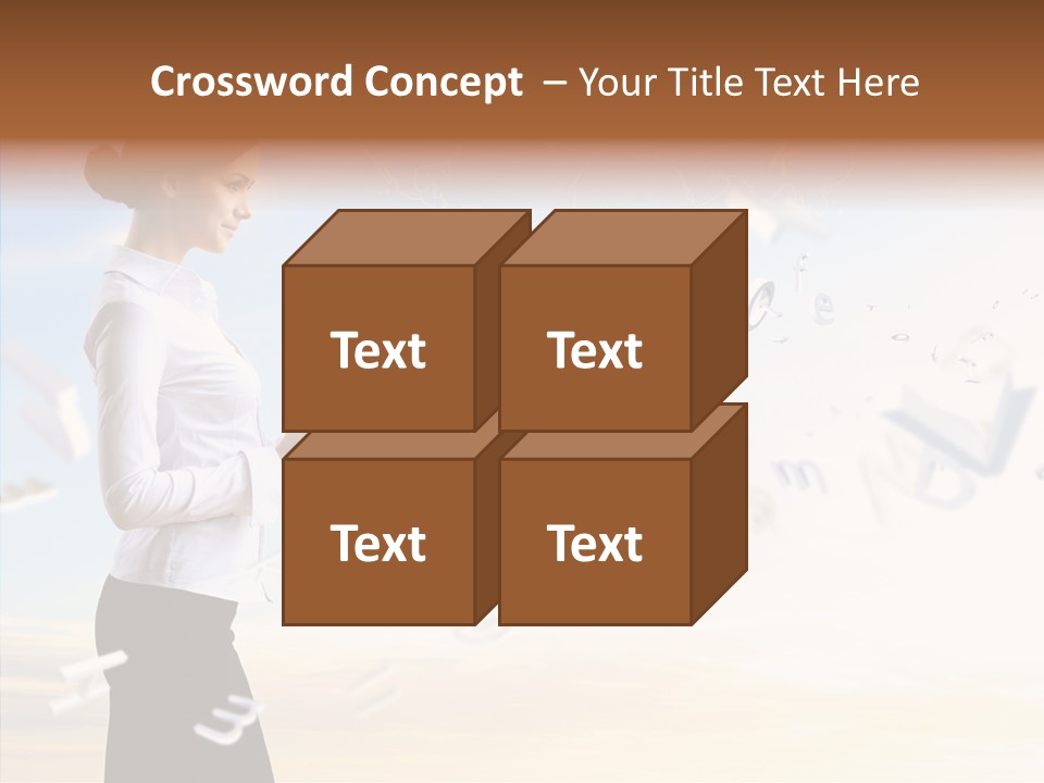 Women Pressing Businessman PowerPoint Template