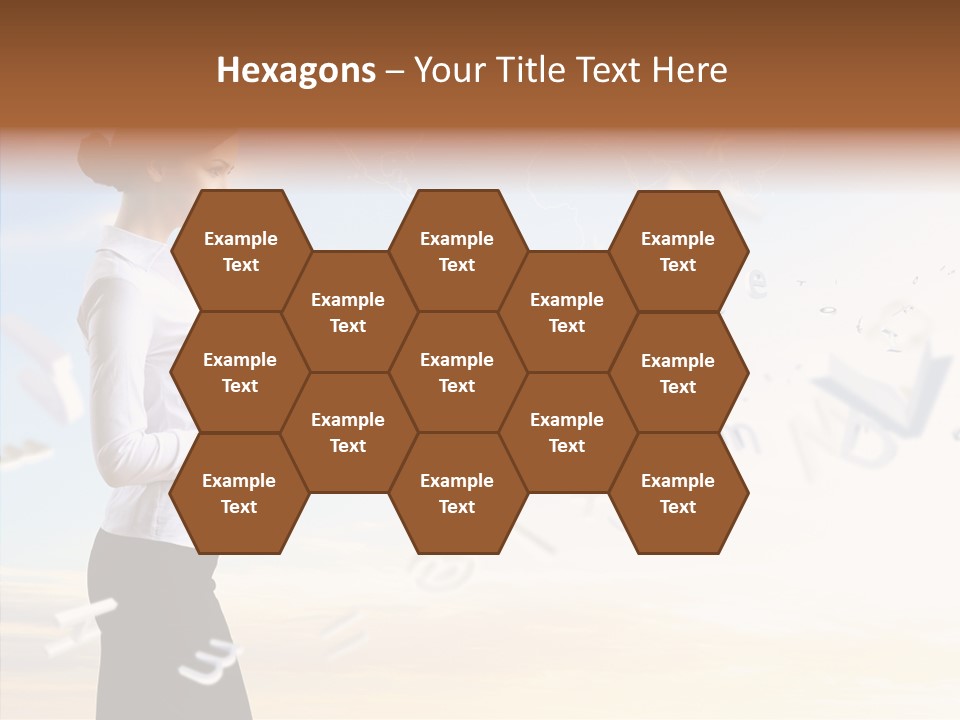 Women Pressing Businessman PowerPoint Template