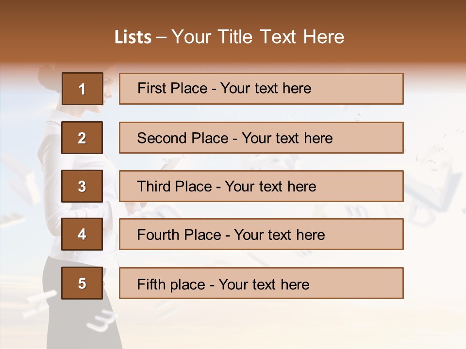 Women Pressing Businessman PowerPoint Template