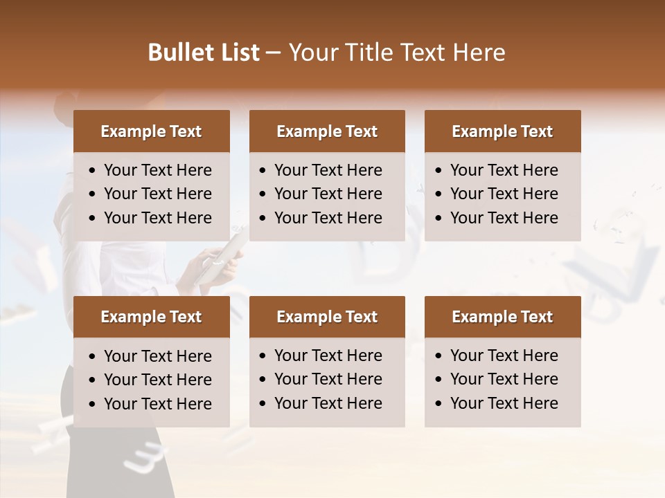 Women Pressing Businessman PowerPoint Template