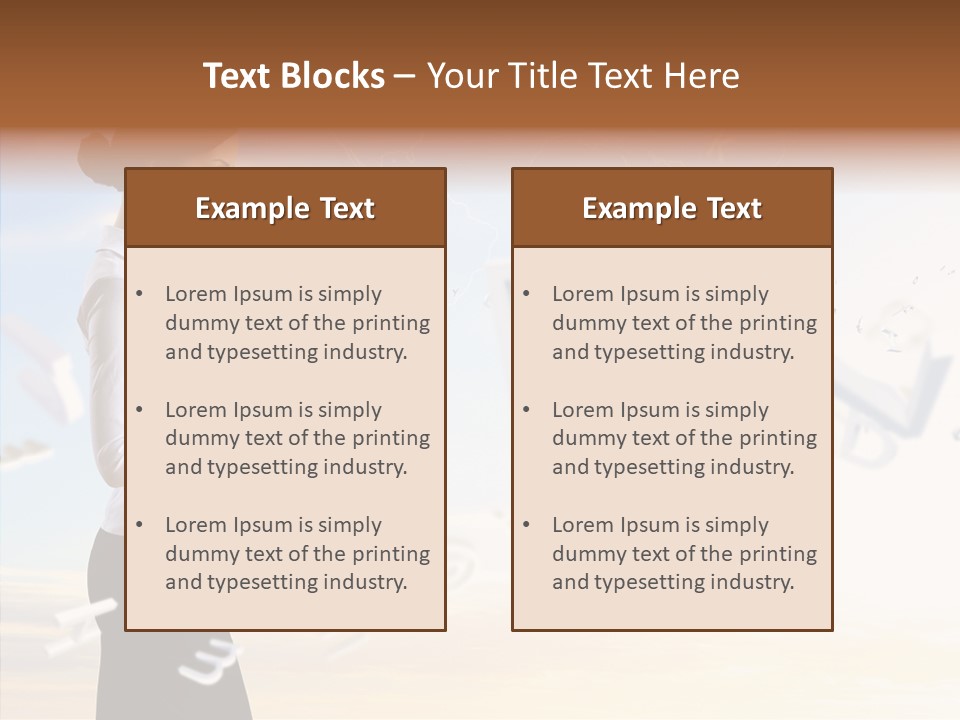 Women Pressing Businessman PowerPoint Template