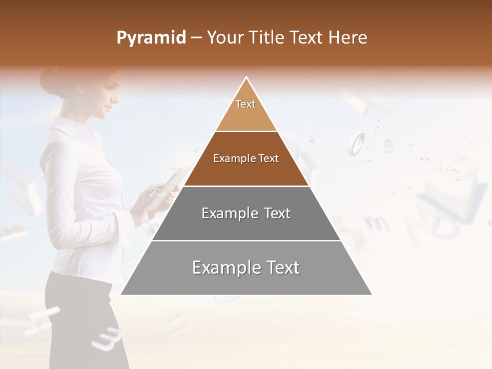 Women Pressing Businessman PowerPoint Template