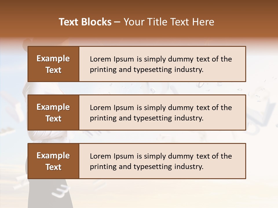Women Pressing Businessman PowerPoint Template