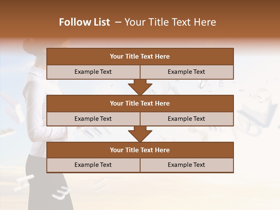 Women Pressing Businessman PowerPoint Template