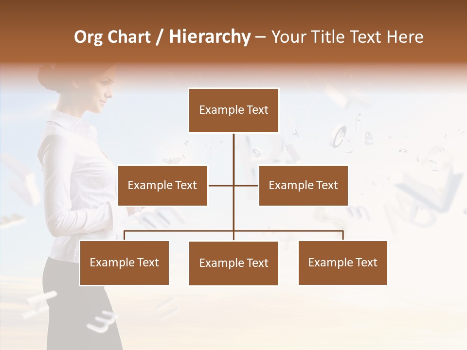 Women Pressing Businessman PowerPoint Template