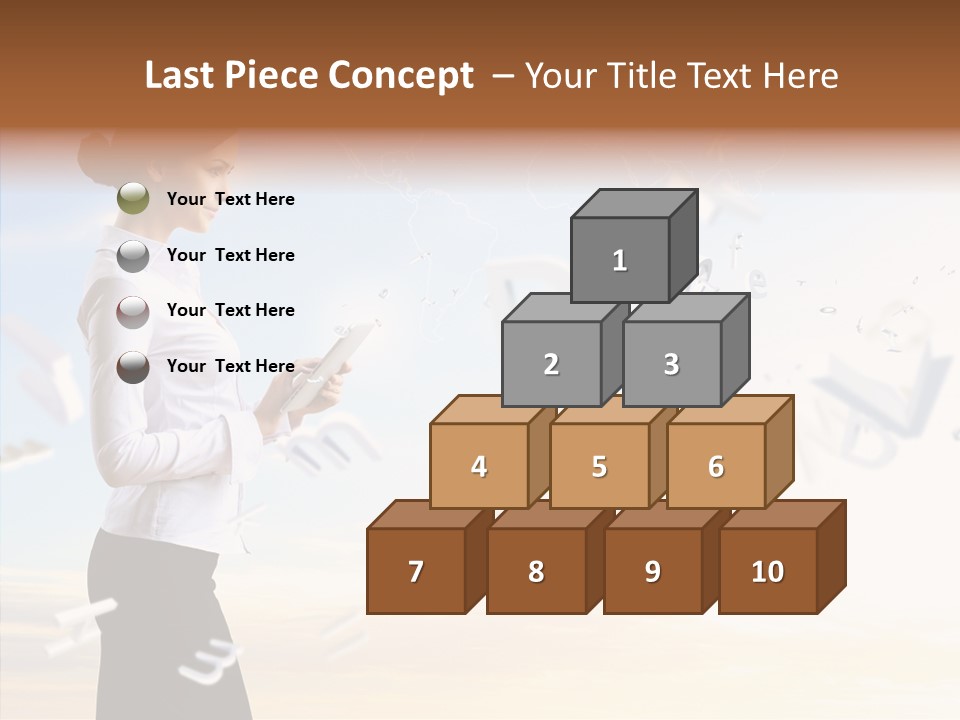 Women Pressing Businessman PowerPoint Template