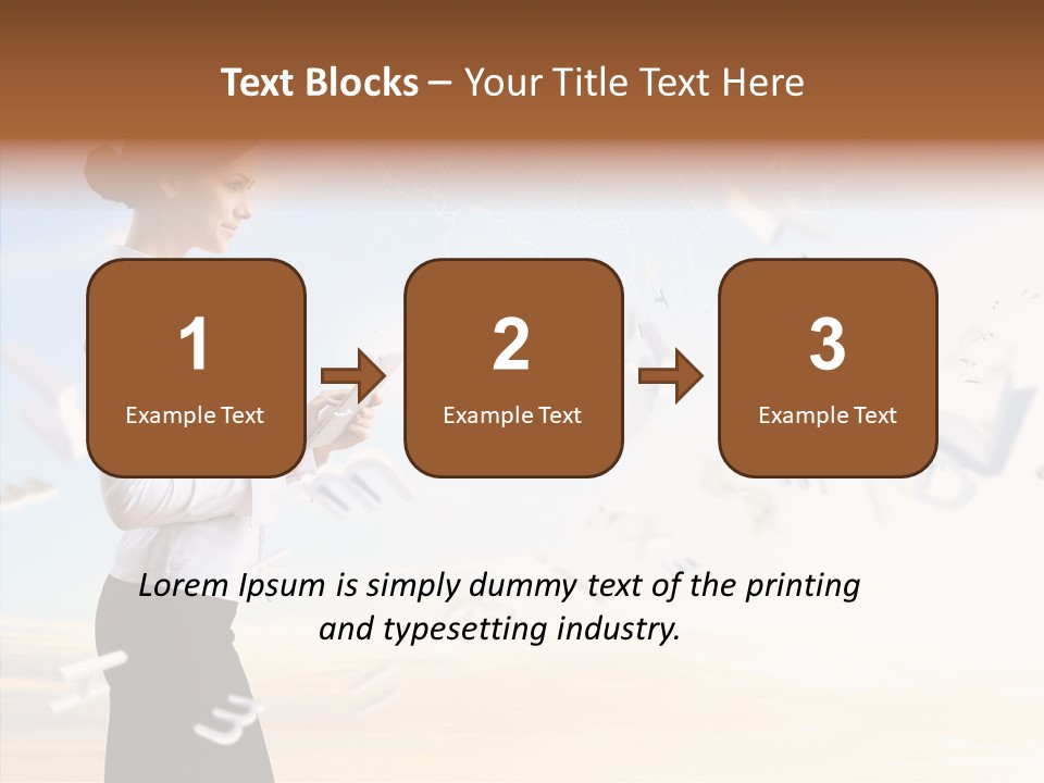 Women Pressing Businessman PowerPoint Template