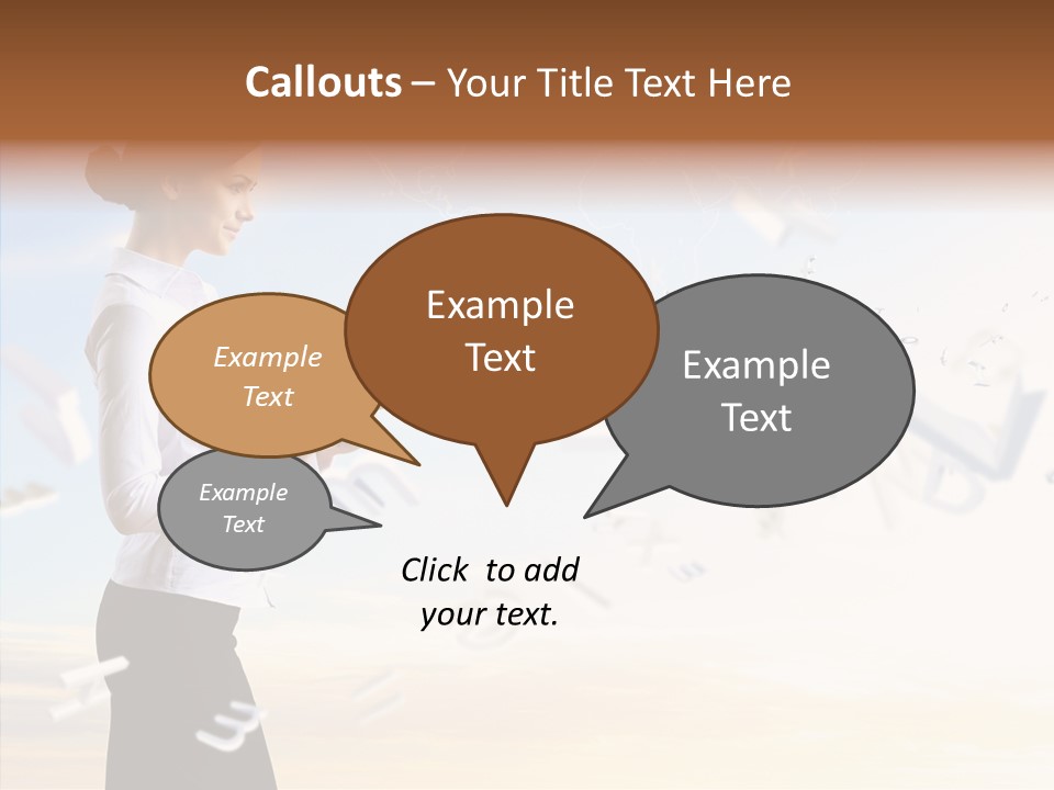 Women Pressing Businessman PowerPoint Template