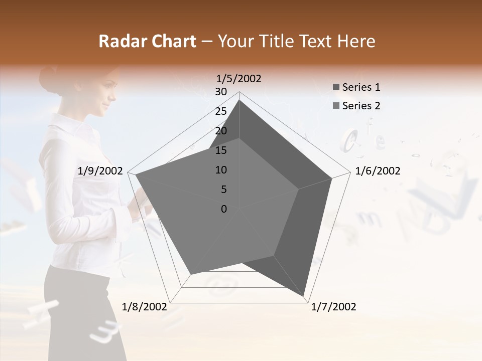 Women Pressing Businessman PowerPoint Template