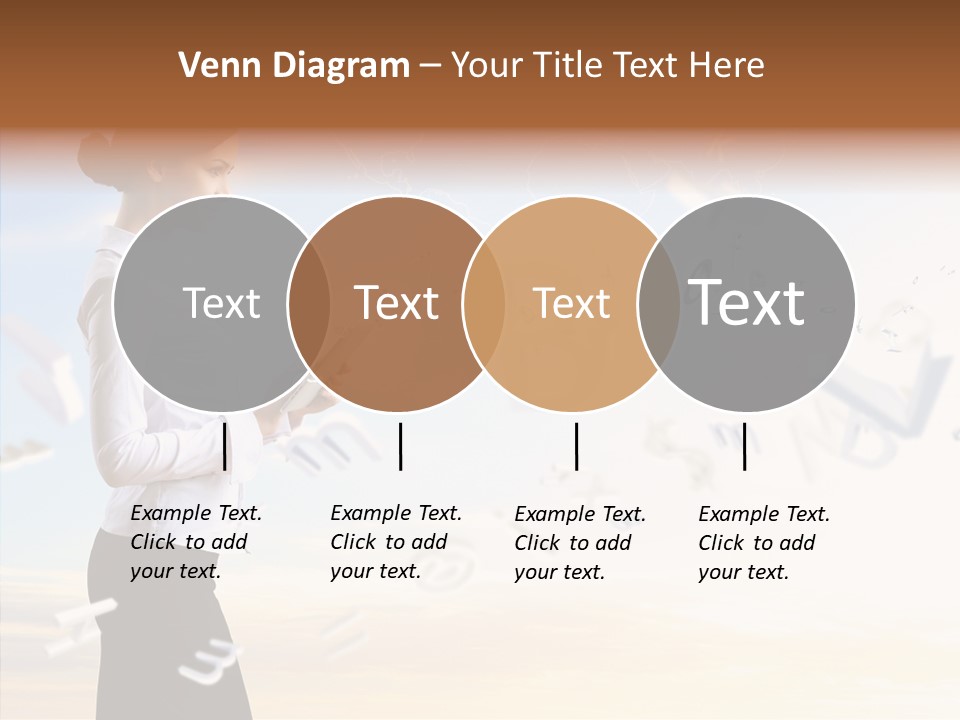 Women Pressing Businessman PowerPoint Template