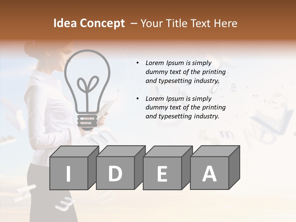 Women Pressing Businessman PowerPoint Template