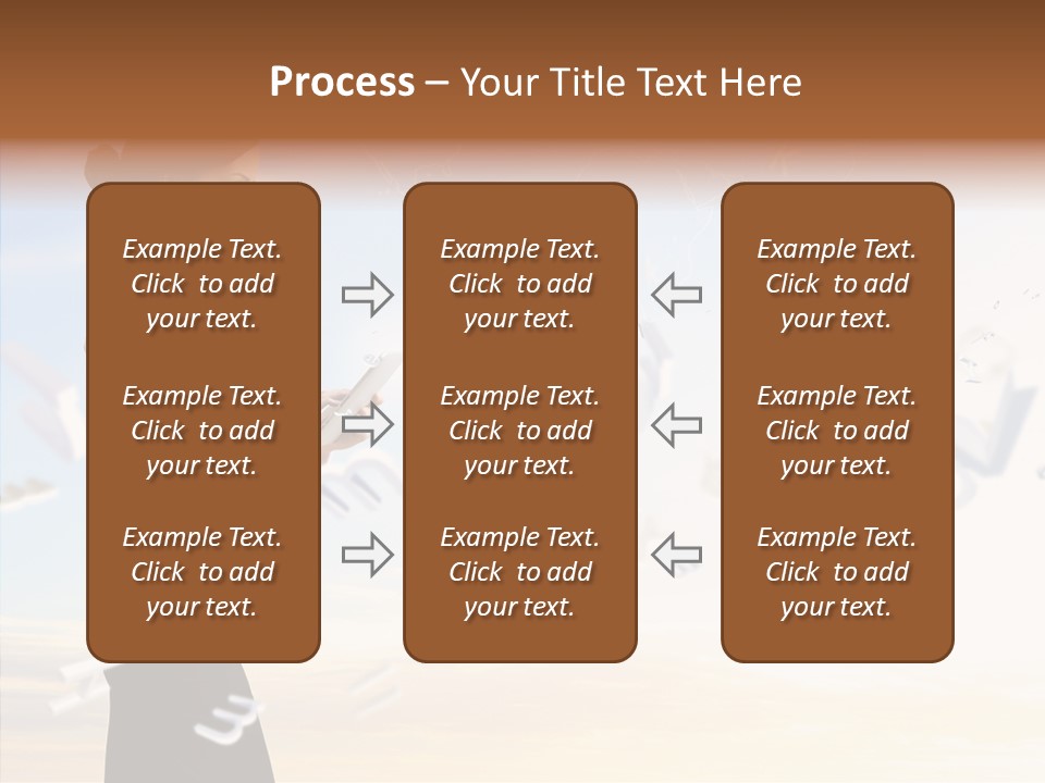 Women Pressing Businessman PowerPoint Template