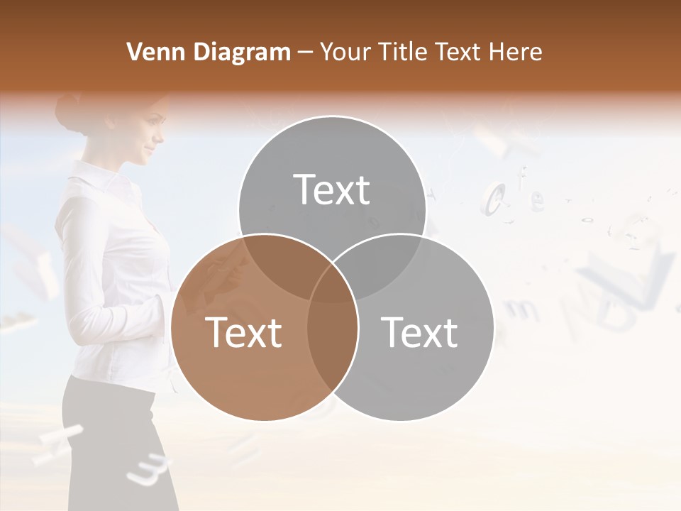 Women Pressing Businessman PowerPoint Template