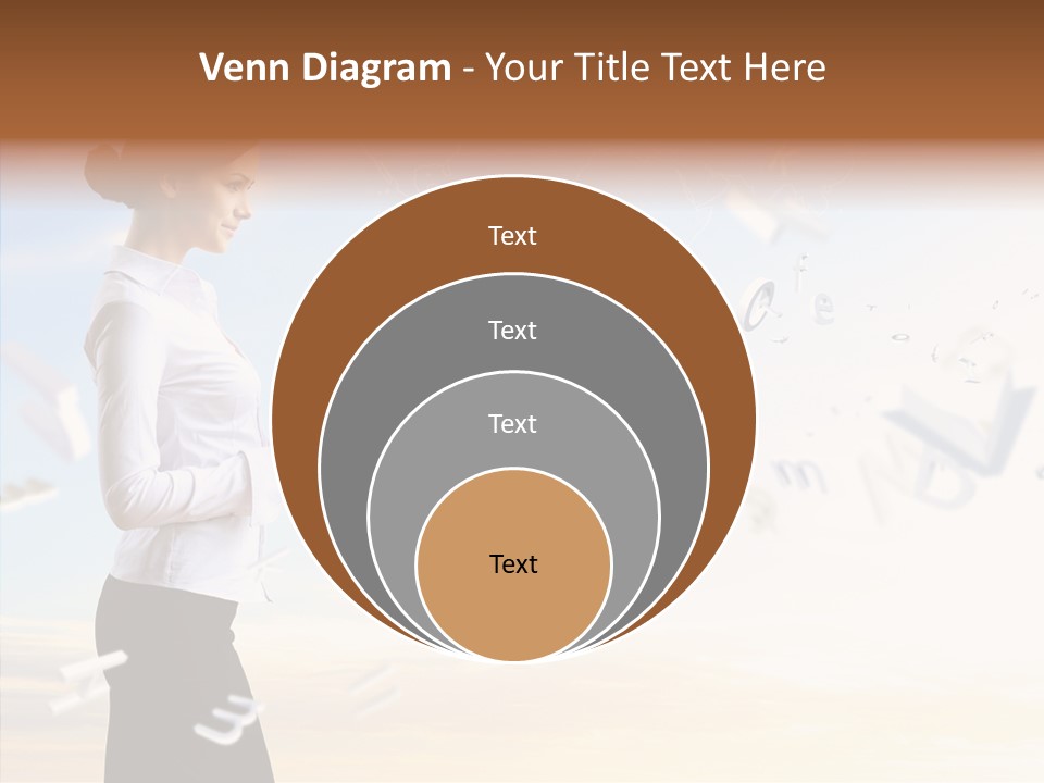 Women Pressing Businessman PowerPoint Template