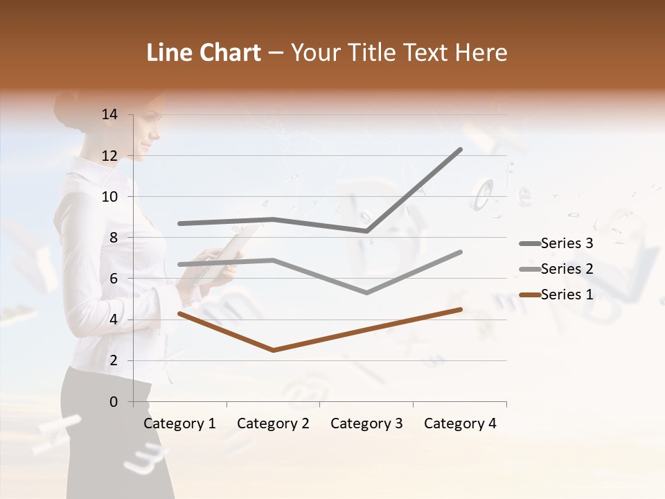 Women Pressing Businessman PowerPoint Template