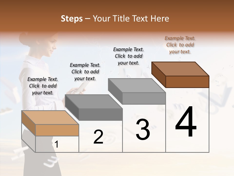 Women Pressing Businessman PowerPoint Template