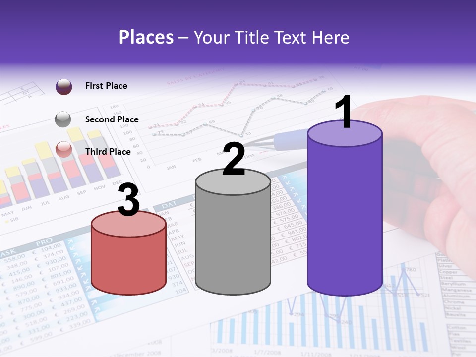 Blue Stock Market PowerPoint Template