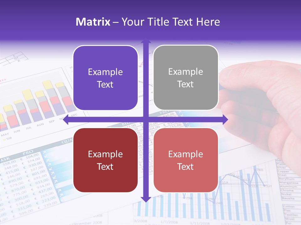 Blue Stock Market PowerPoint Template