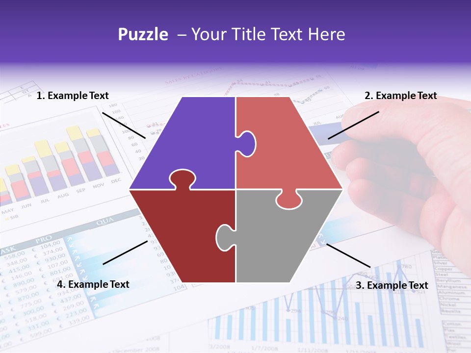 Blue Stock Market PowerPoint Template