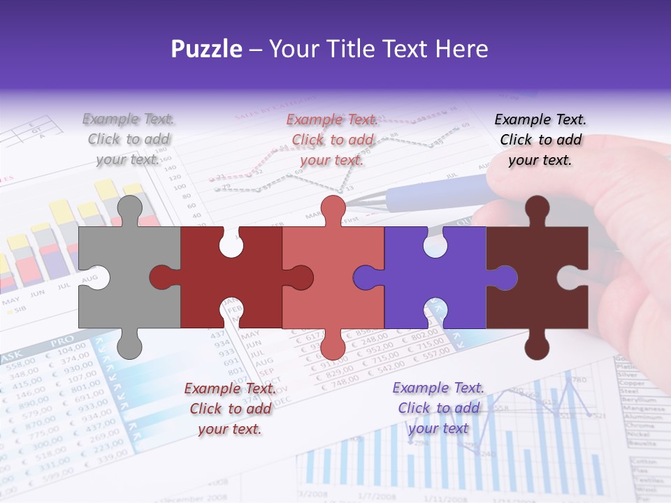 Blue Stock Market PowerPoint Template
