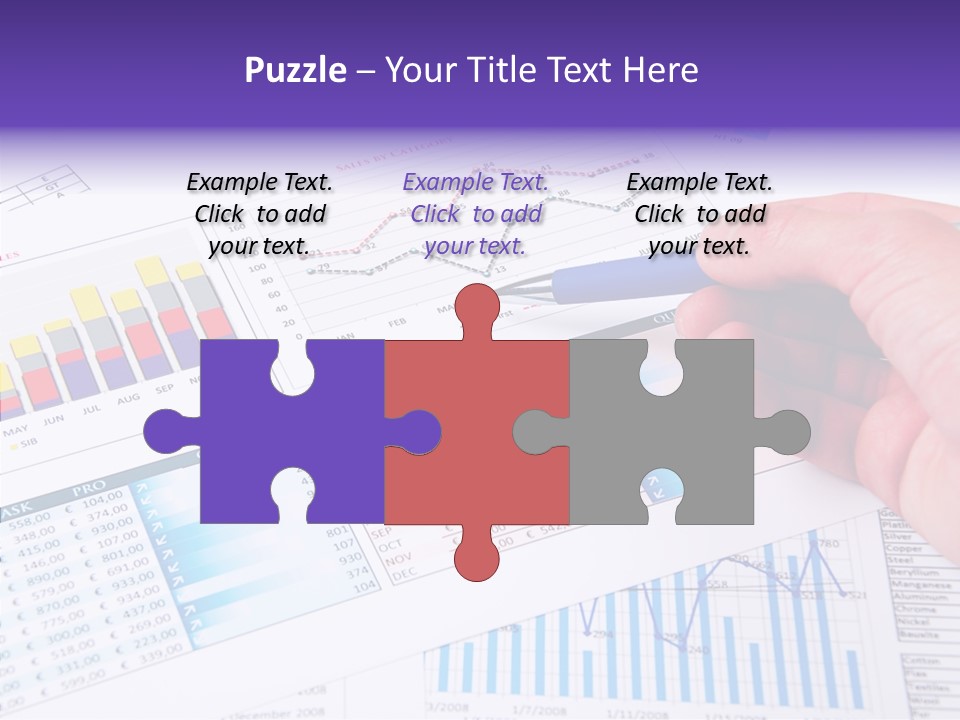 Blue Stock Market PowerPoint Template