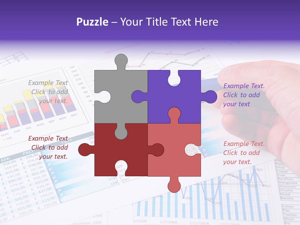 Blue Stock Market PowerPoint Template