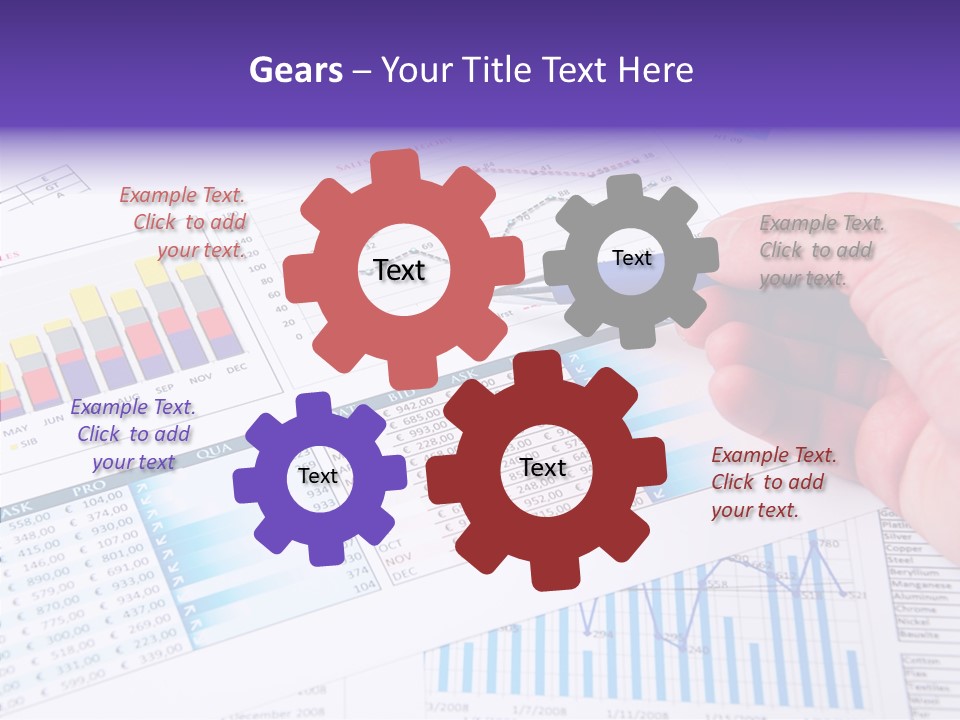 Blue Stock Market PowerPoint Template