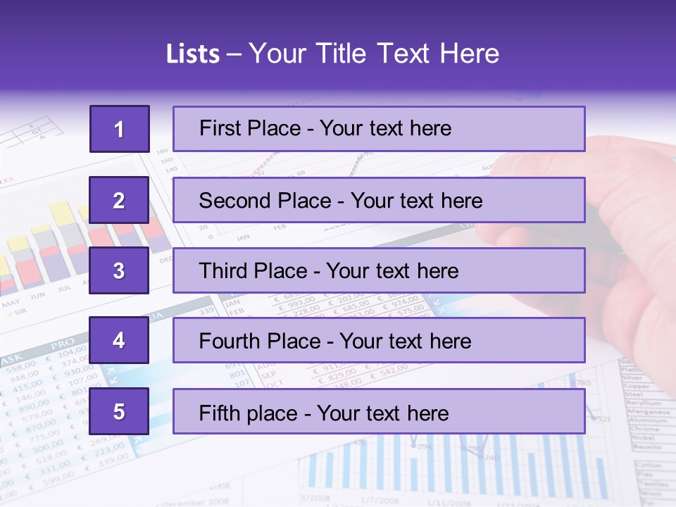 Blue Stock Market PowerPoint Template