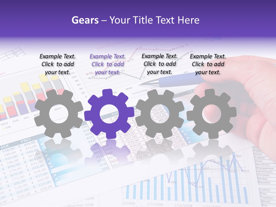 Blue Stock Market PowerPoint Template