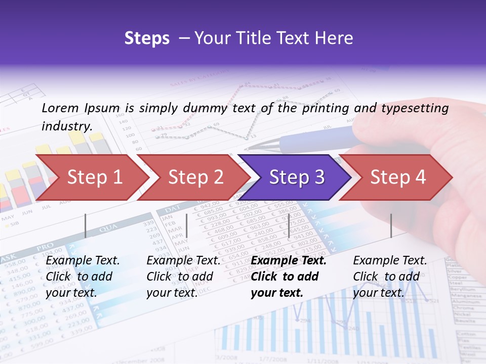 Blue Stock Market PowerPoint Template