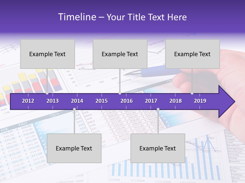 Blue Stock Market PowerPoint Template