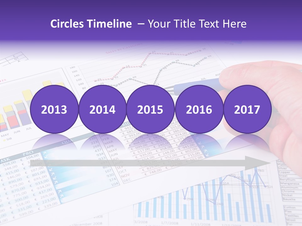 Blue Stock Market PowerPoint Template