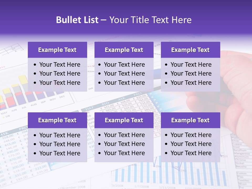 Blue Stock Market PowerPoint Template