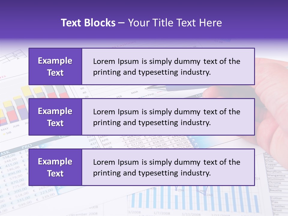 Blue Stock Market PowerPoint Template