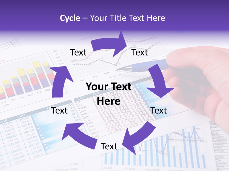 Blue Stock Market PowerPoint Template