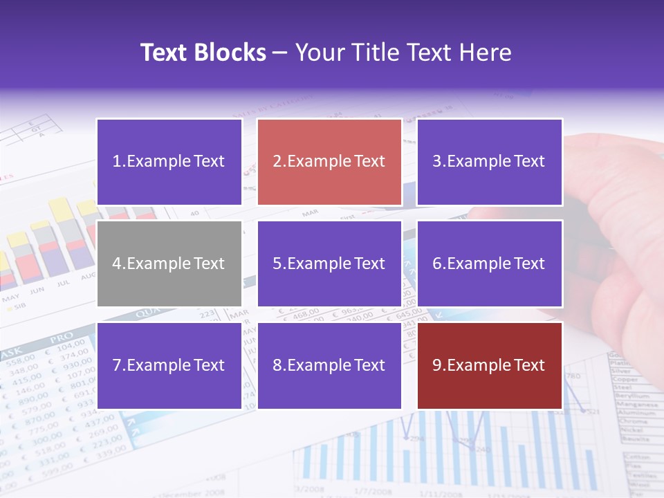 Blue Stock Market PowerPoint Template
