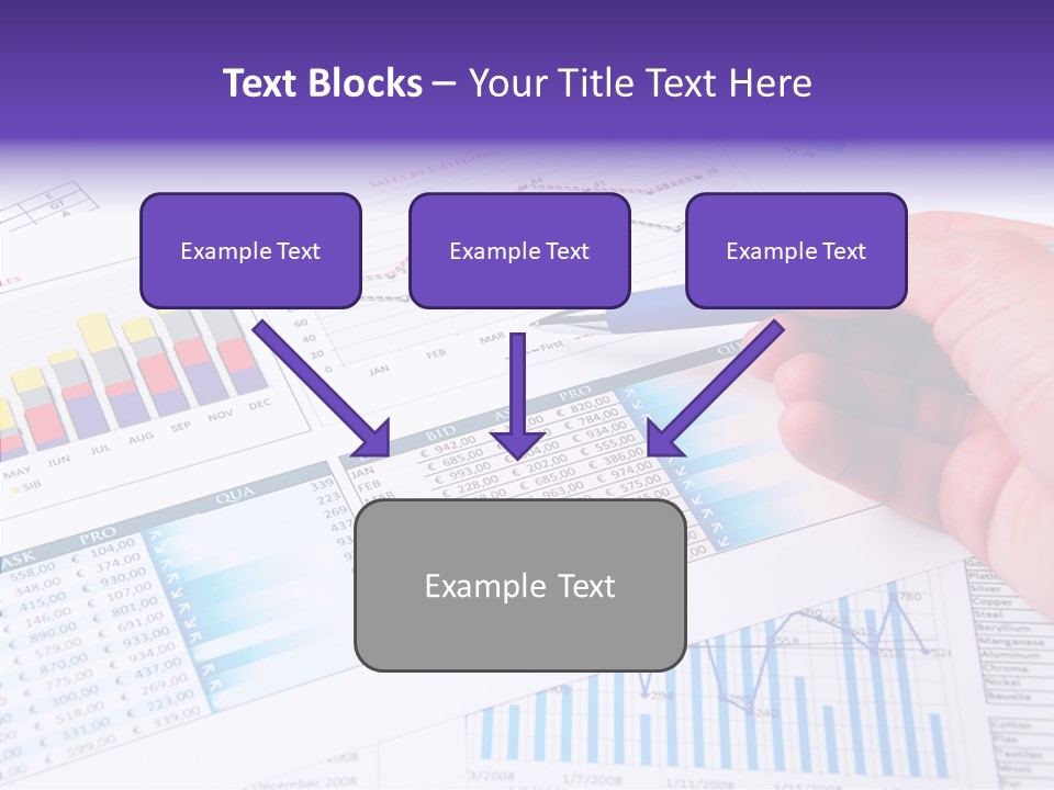 Blue Stock Market PowerPoint Template