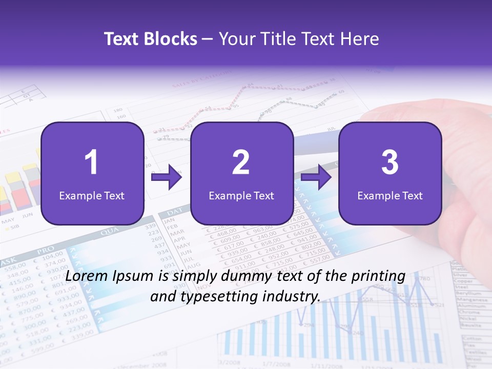 Blue Stock Market PowerPoint Template