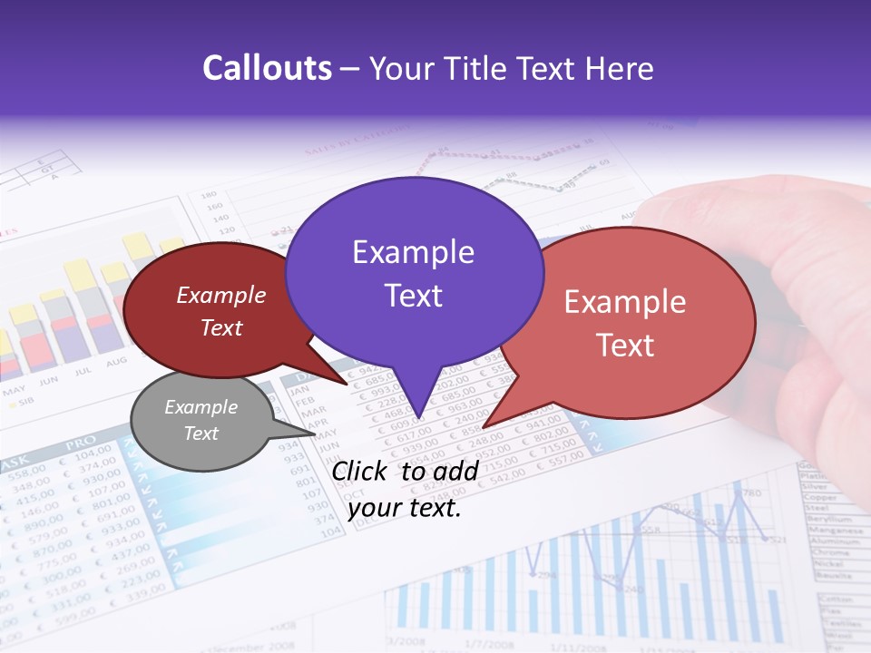 Blue Stock Market PowerPoint Template