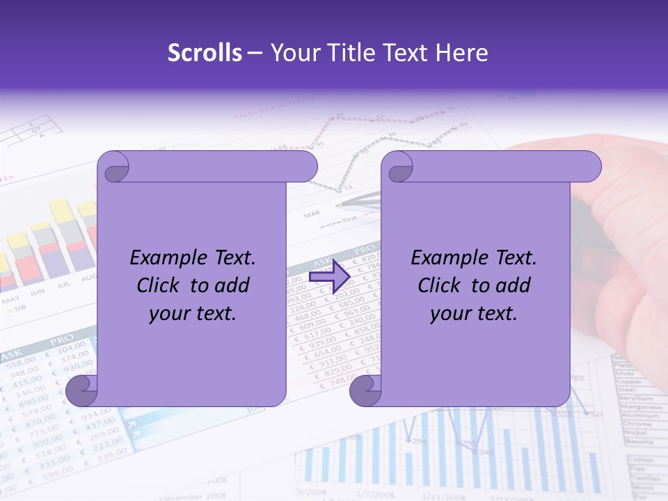 Blue Stock Market PowerPoint Template