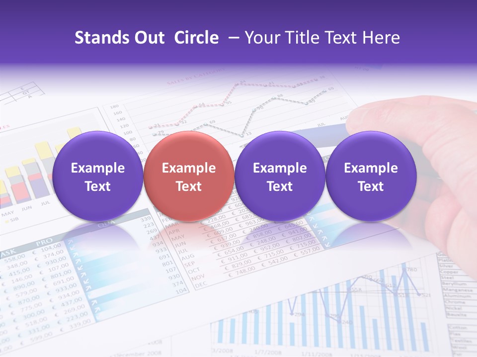 Blue Stock Market PowerPoint Template