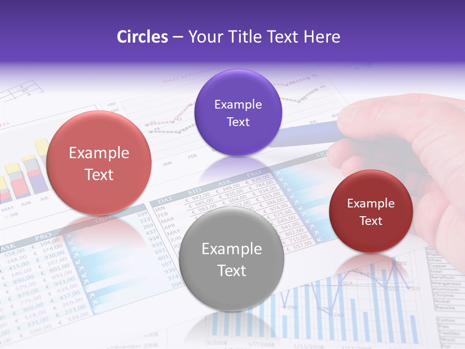 Blue Stock Market PowerPoint Template